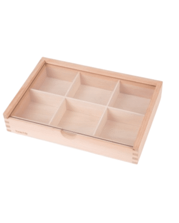 Montessoriæske Med Låg Rum Tickit