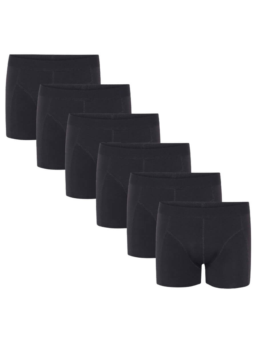 Par Sorte Boxershorts Bomuld Str 5xl
