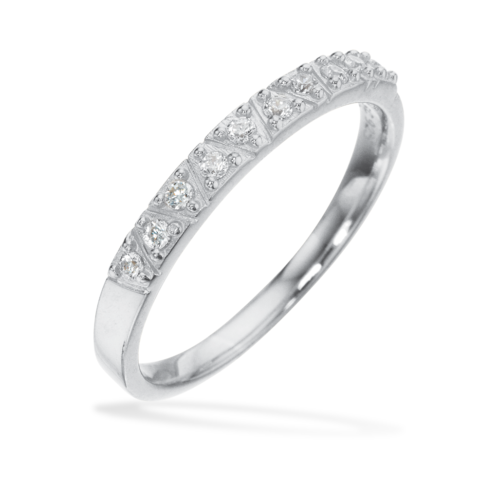 Scrouples Soho Sølv Ring Med Zirkonia 726442