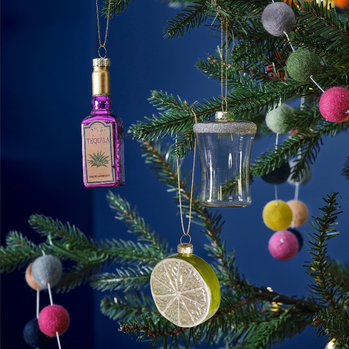 Tequila Sæt Jule Dekoration Til Juletræ Dele