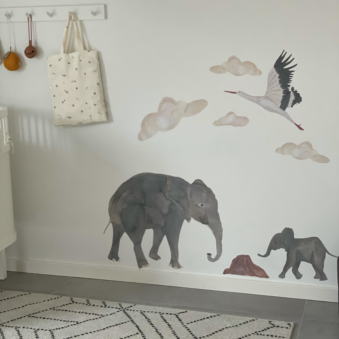 Thatampapos Mine Wallsticker Skyer Stk
