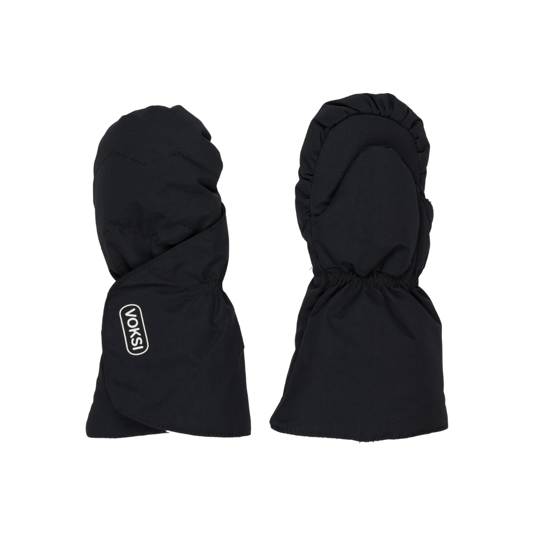 Voksi Baby Mittens Luffer Black Nyhed Uden Tommelfinger