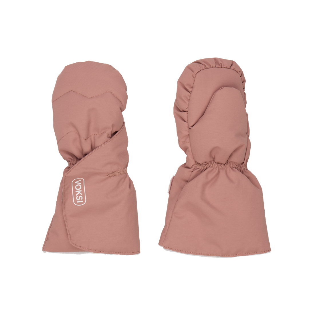 Voksi Baby Mittens Luffer Blush Pink Nyhed Uden Tommelfinger