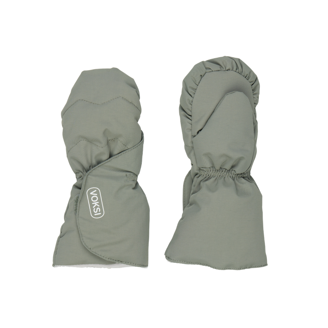Voksi Baby Mittens Luffer Meadow Green Nyhed Uden Tommelfinger
