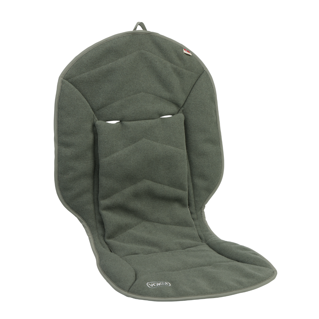 Voksi Stroller Inlay Uldunderlag Nyhed Meadow Green