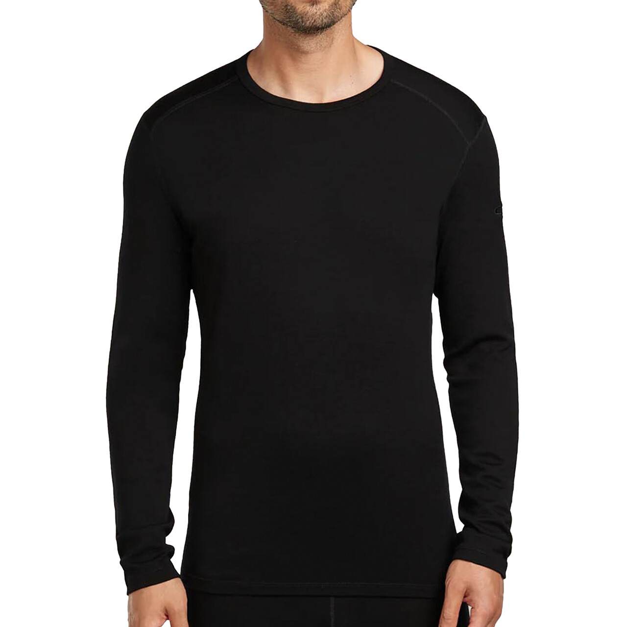 Icebreaker Mens 260 Tech Crewe Sort Black Medium