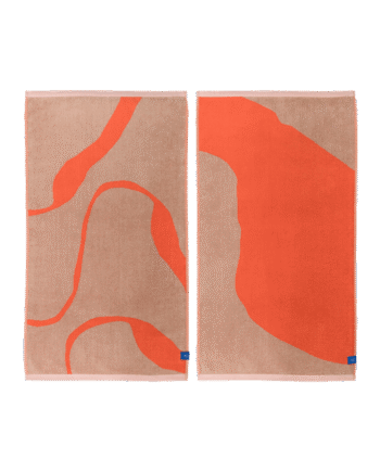 Mette Ditmer Nova Arte Håndklæde Orange 55x35