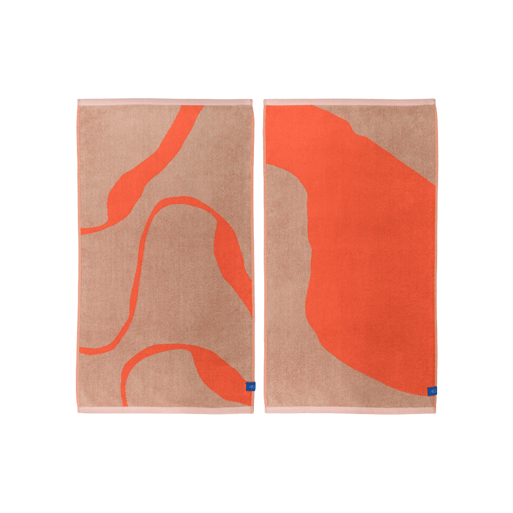 Mette Ditmer Nova Arte Håndklæde Orange 55x35