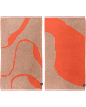 Mette Ditmer Nova Arte Håndklæde Orange 50x90
