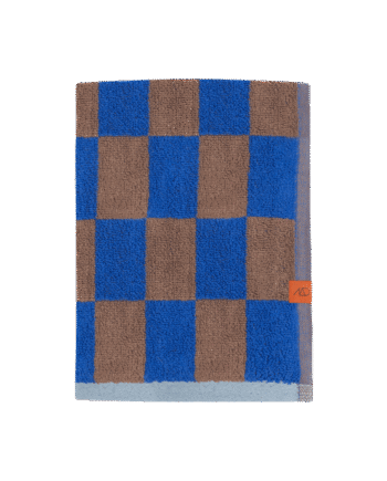 Mette Ditmer Retro Økologisk Håndklæde Koboltblå 70x133