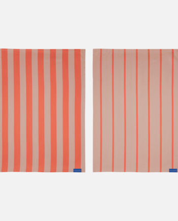Mette Ditmer Stripes Viskestykke Pak Koral