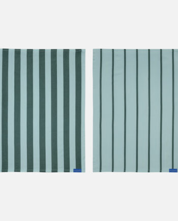 Mette Ditmer Stripes Viskestykke Pak Mintgrøn