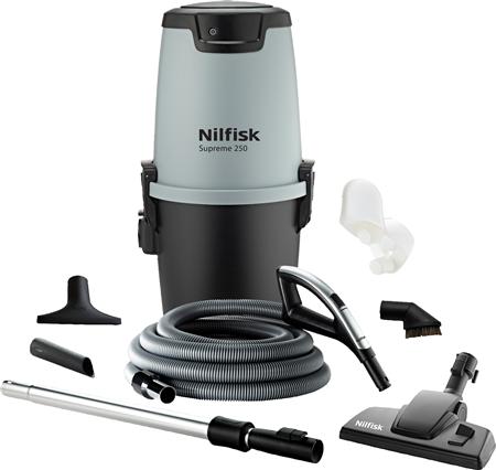 Nilfisk Alt Supreme 250 Wireless Centralstøvsuger 712 Air Watt Slange Til 250 M
